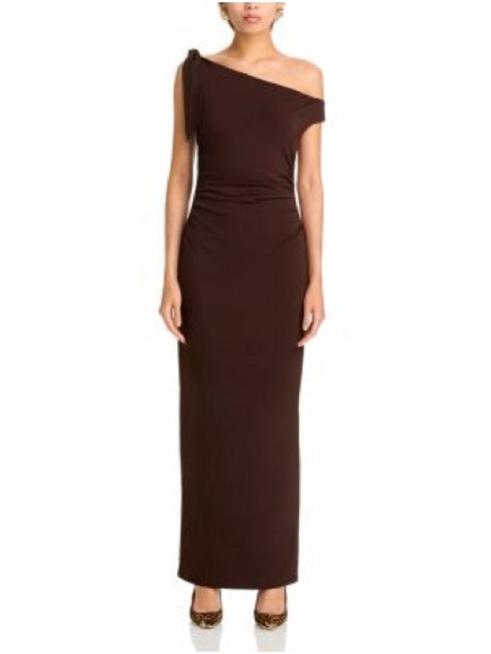 WAYF - Say Less Ruched Midi Dress - Picture 2 of 4